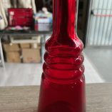 Vaso Bottiglia Vetro Lavorato