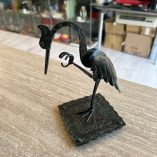 Statuetta Airone Bronzo