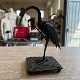 Statuetta Airone Bronzo