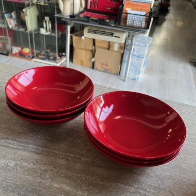 6 Piatti Fondi Rossi Ar.Ca
