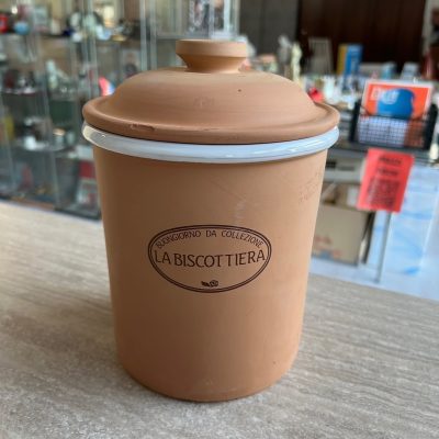 Biscottiera Terracotta Buongiorno Da Collezione