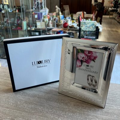 Cornice Foto Lamina Argento Valenti 25 Anni Matrimonio