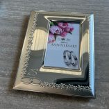 Cornice Foto Lamina Argento Valenti 25 Anni Matrimonio