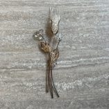 Fiore Argentato Cristalli Swarovski