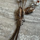 Fiore Argentato Cristalli Swarovski