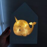 Lampada Led Bambini Narvalo
