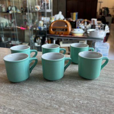 6 Tazzine Ceramica Saturnia