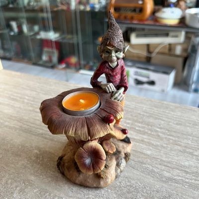 Statuetta Pixies Funghi Candela