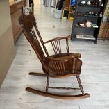 Sedia Dondolo Legno