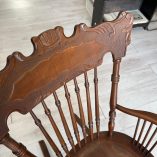 Sedia Dondolo Legno