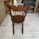 Sedia Dondolo Legno
