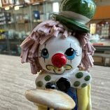 Statuetta Clown Porcellana Zampiva