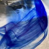 Servizio 18 Piatti Vetro Sfumature Blu