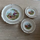 Set 3 Piatti Parete Ceramica