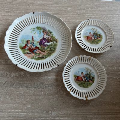 Set 3 Piatti Parete Ceramica Set 3 Piatti Parete Ceramica