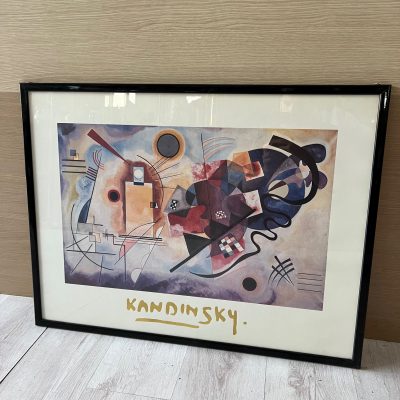 Quadro Stampa Kandinsky Giallo Rosso Blu 1925
