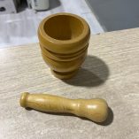 Mortaio Pestello Legno