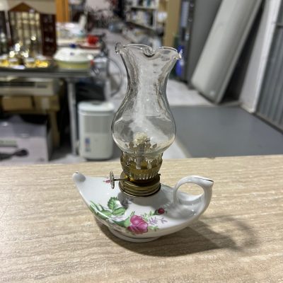 Lampada Olio Porcellana