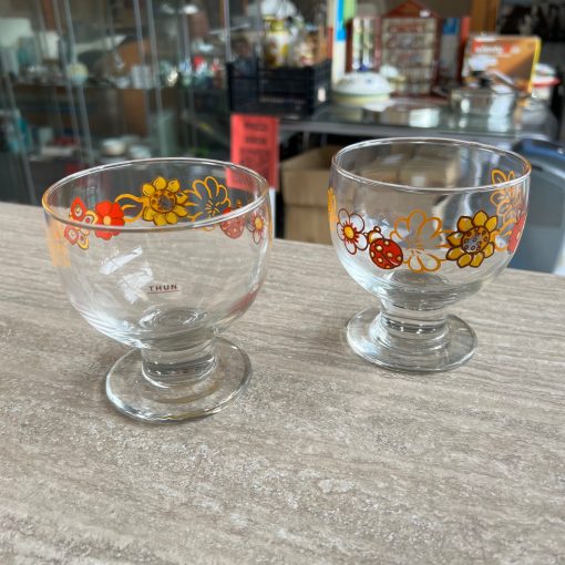2 Coppette Vetro Thun