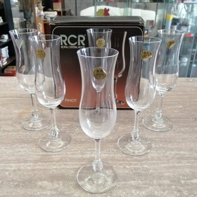 6 bicchieri cristallo RCR 6 bicchieri cristallo RCR