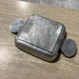 Vassoio Peltro Ceramica Messicano