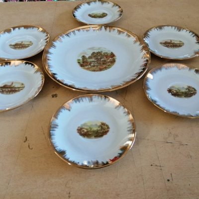 Servizio piatti dolce Limoges 7 pz