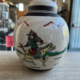 Vaso Potiche Cinese Guerrieri