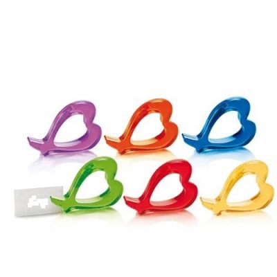 Guzzini Love set 6 allacciatovaglioli Guzzini Love set 6 allacciatovaglioli