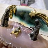 Presepe Miniatura Su Minerali