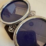 Portafoto Ovale Doppio Vintage