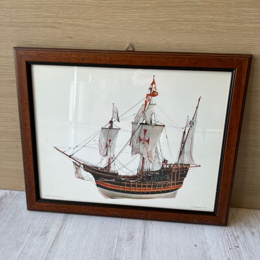 Quadro Caravella Santa Maria