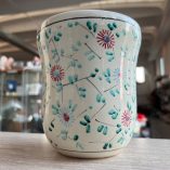 Barattolo Tappo Ceramica Fiorellini