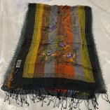 Sciarpa Ricamata A Mano Pois