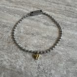 Braccialettino Nomination Cuore Oro