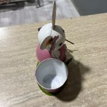 Sottovaso Portapenne Latta Coniglio