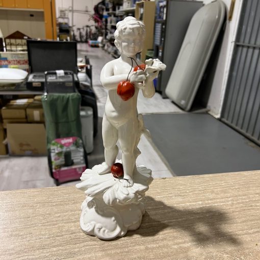 Statua Putto Ceramica Bassano Handarbeit