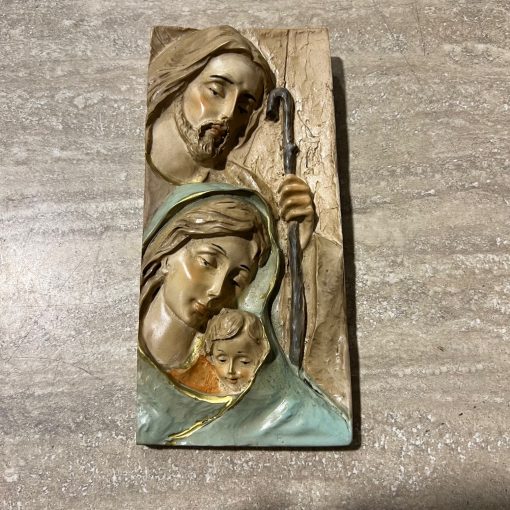 Bassorilievo Sacra Famiglia Cotto Toscano