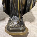 Statuetta Madonna Miracolosa Bronzo