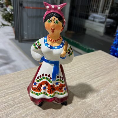 Salvadanaio Donna Ceramica Dipinta Salvadanaio Donna Ceramica Dipinta