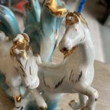 Statua Ceramica Cavalli Primi 900 Statua Ceramica Cavalli Primi 900