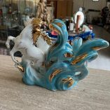 Statua Ceramica Cavalli Primi 900 Statua Ceramica Cavalli Primi 900