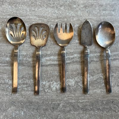 Set 5 Posate Argentate Fratelli Calderoni Set 5 Posate Argentate Fratelli Calderoni