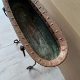 Fioriera Rame Base Ferro Battuto