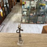 Statuetta Pescatore Metallo