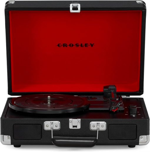 Crosley Cruiser Plus Giradischi con 2 altoparlanti, Bluetooth