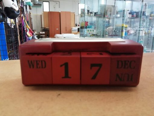 Datario legno per scrivania