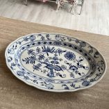 Piatto Vassoio Portata Zwiebelmuster Cecoslovacchia