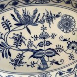 Piatto Vassoio Portata Zwiebelmuster Cecoslovacchia