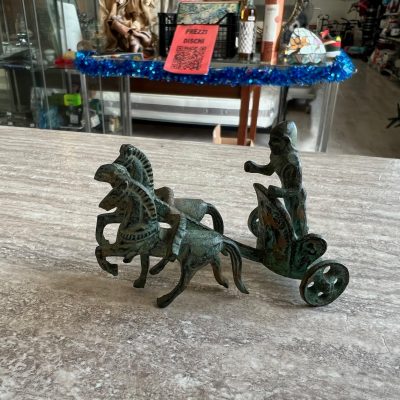 Biga Bronzo Riproduzione Archeologica