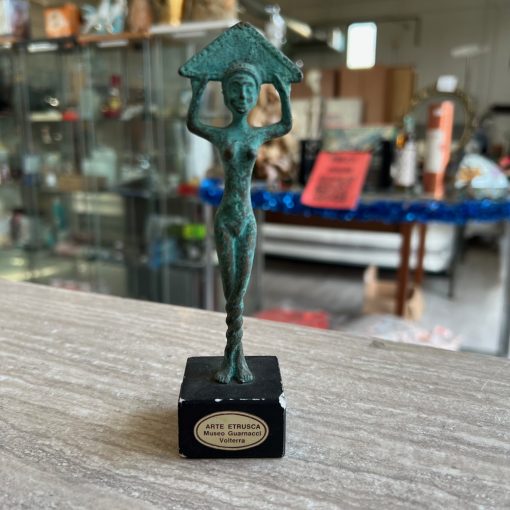Statuetta Bronzo Donna Etrusca
